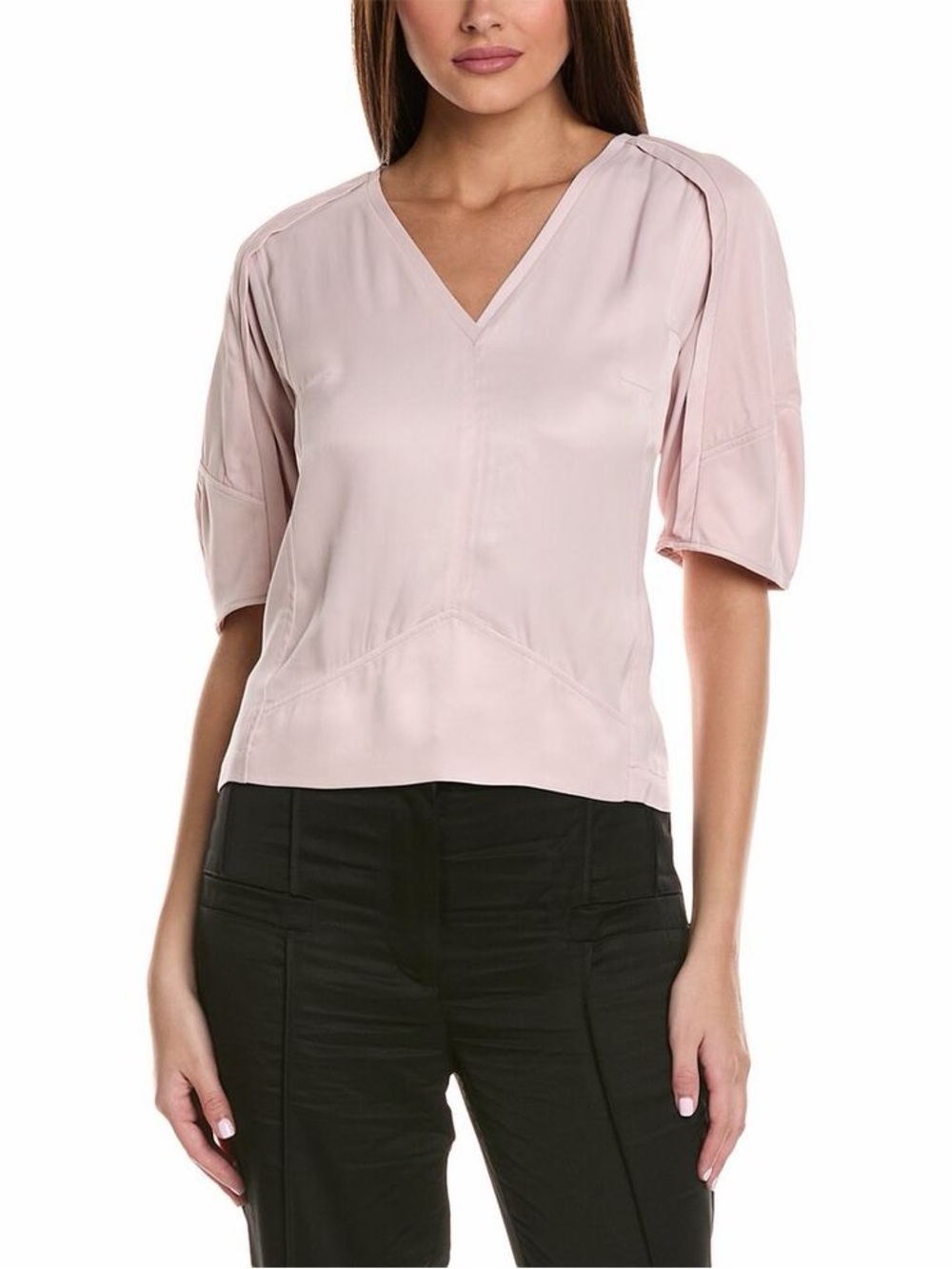 3.1 Phillip Lim V-neck balloon-sleeve top